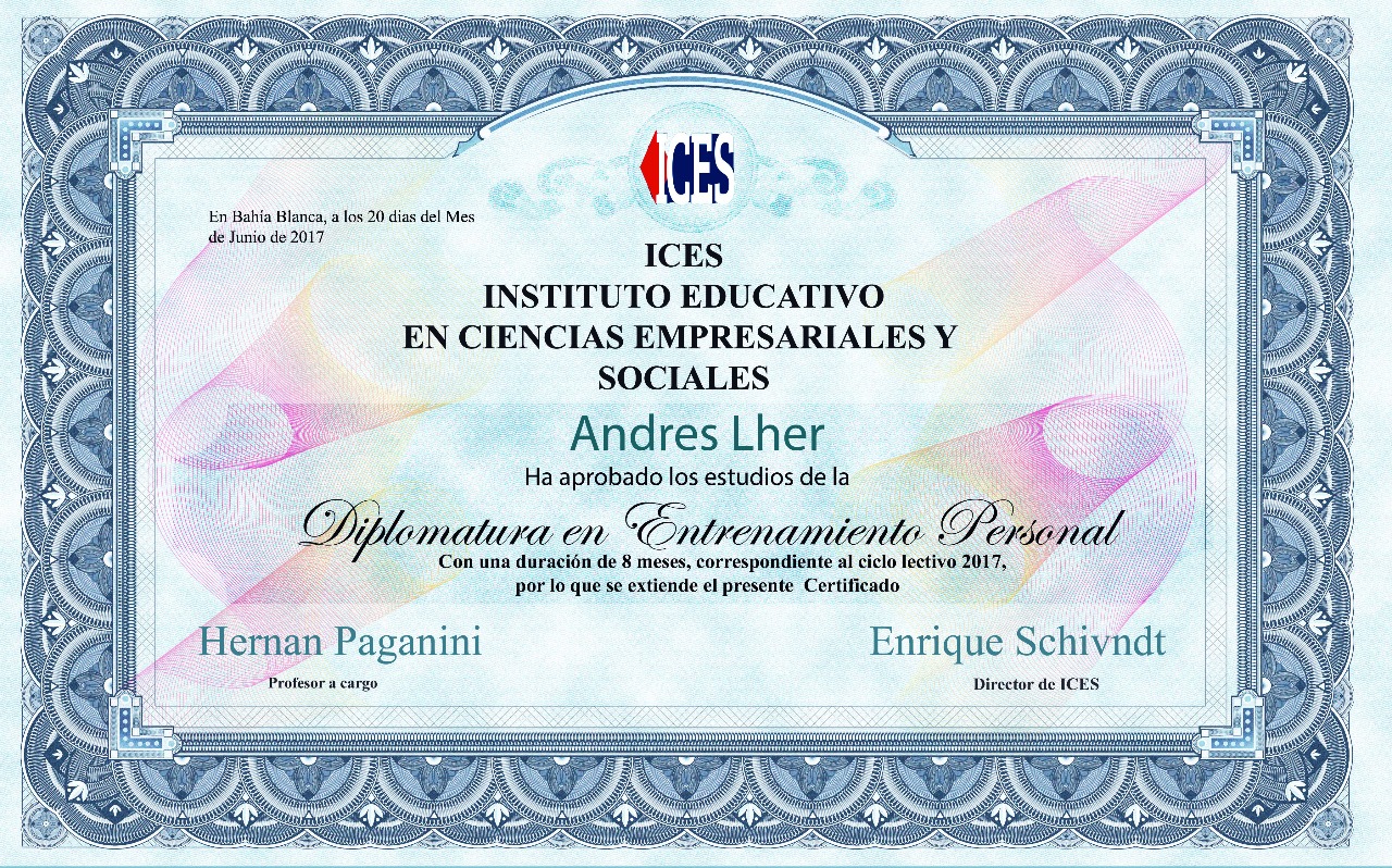 Certificado ICES